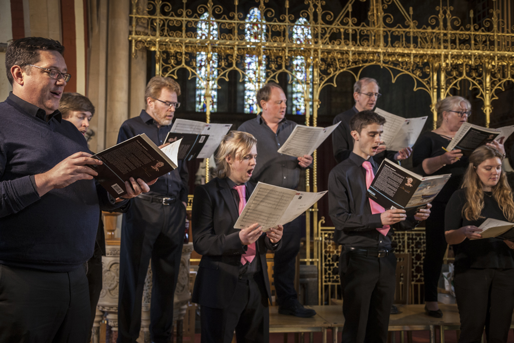 Members of the Project Choir perform at St Peter's Church