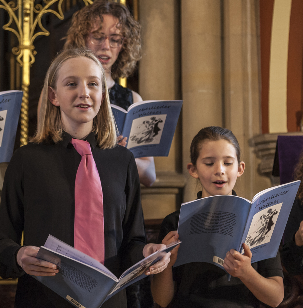 Members of the Youth Choir perform at St Peter's Church